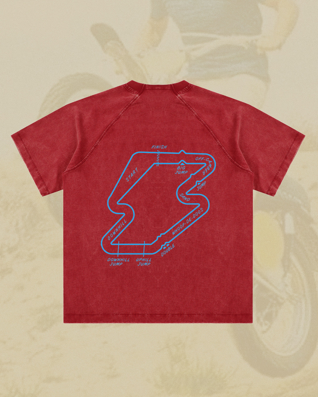 Track Map Vintage Tee